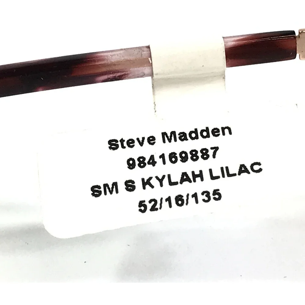 Steve Madden Eyeglasses Frames SKYLAH LILAC Tortoise Rose Gold Cat Eye 52-16-135